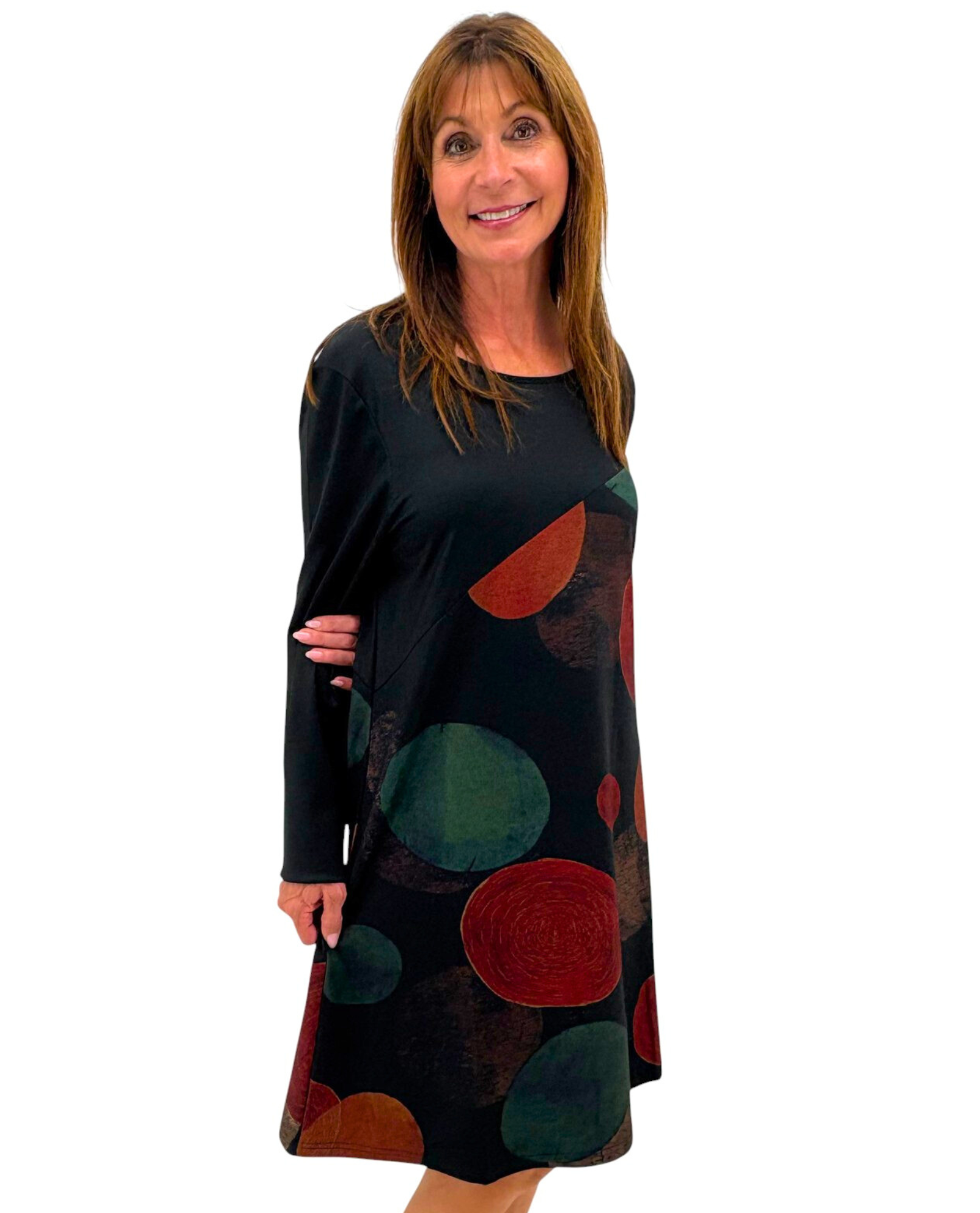 RADZOLI ANN-22558 ABITO A POIS INCLINATI