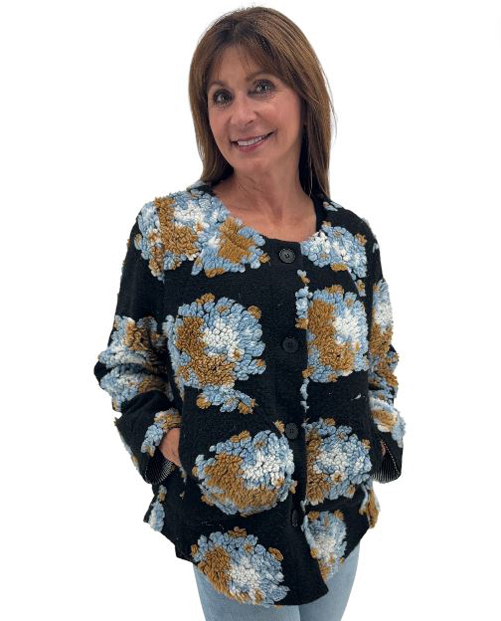 GIACCA CON FODERA A RIGHE RADZOLI 24547