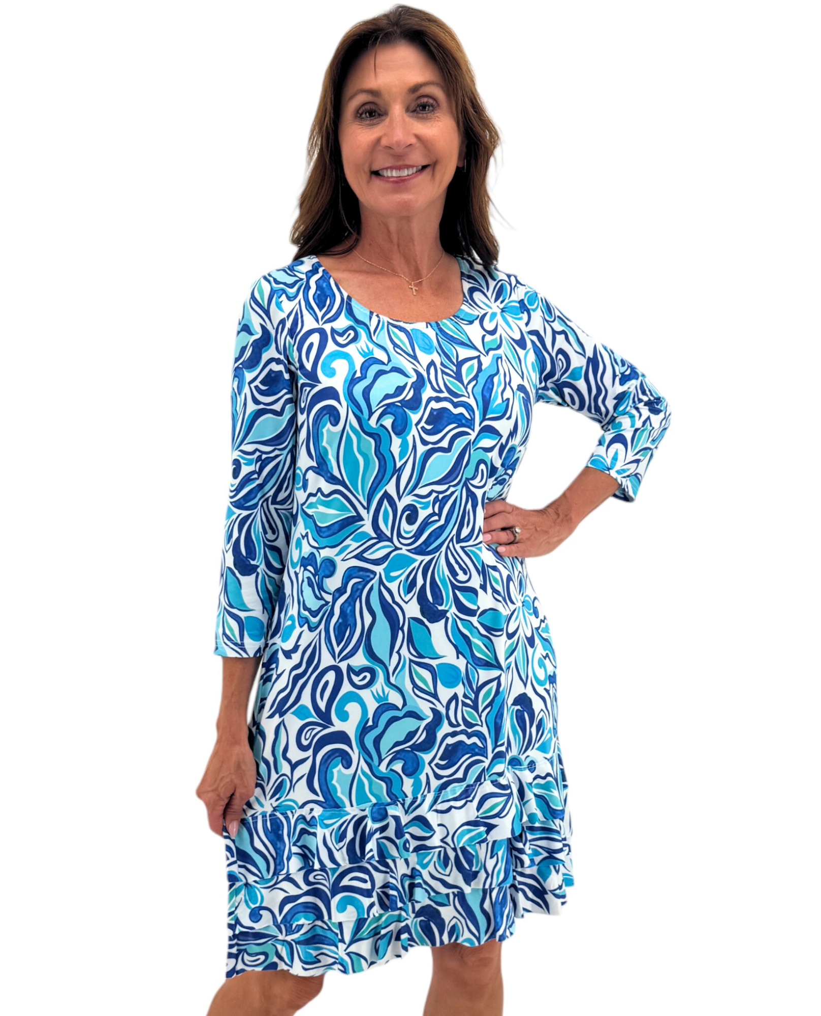 ABITO STAMPATO TANGO MANGO D9443L-5844