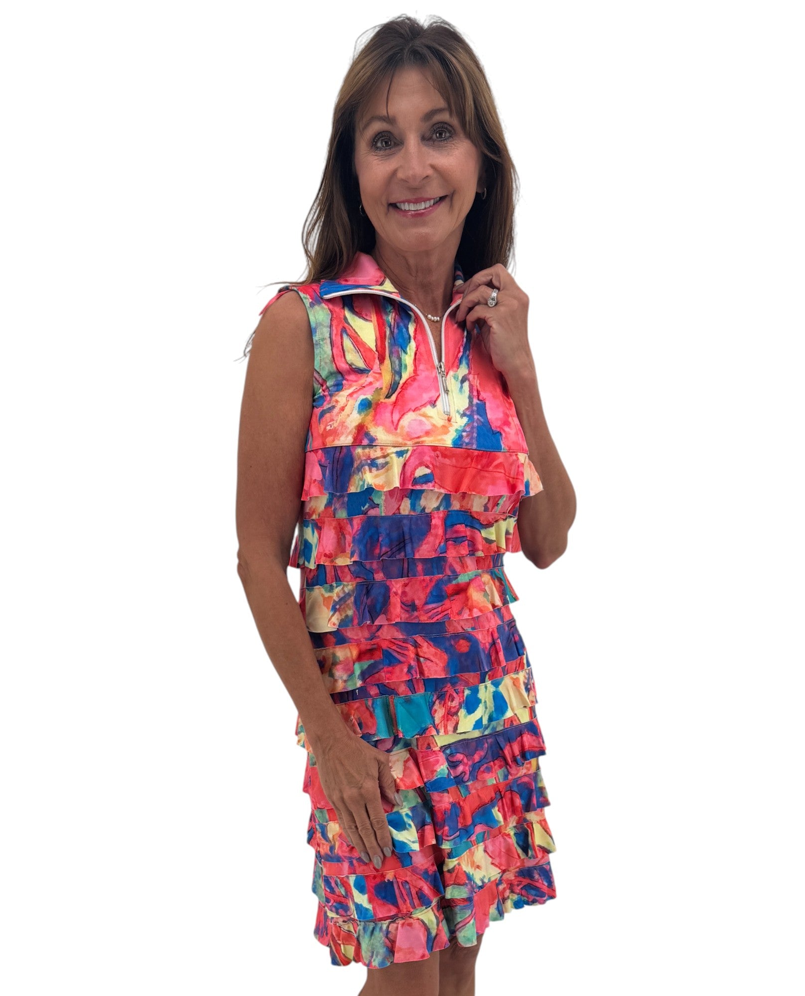 ABITO CHA CHA CON ZIP TANGO MANGO DR760Z-5789